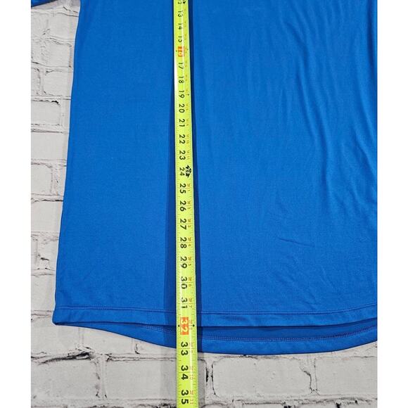 Baleaf Athletic Short Sleeve Shirt Running Hiking Blue Quick Dry MENS SIZE LT - Picture 2 of 9